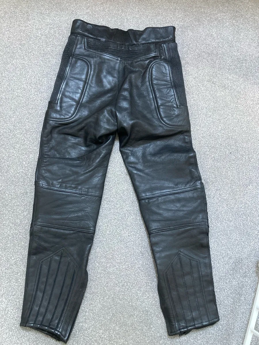 Motorbike leather trousers - Image 4