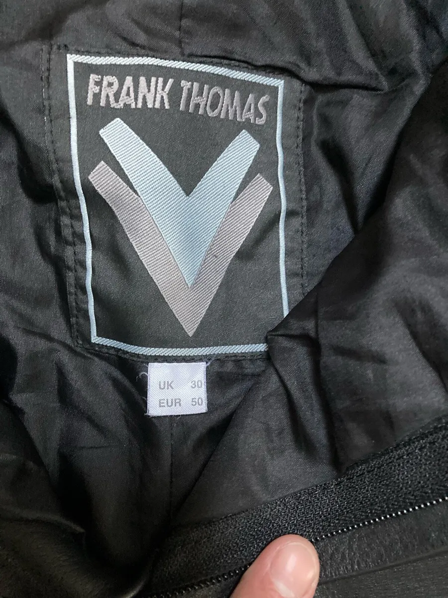 Motorbike leather trousers - Image 2