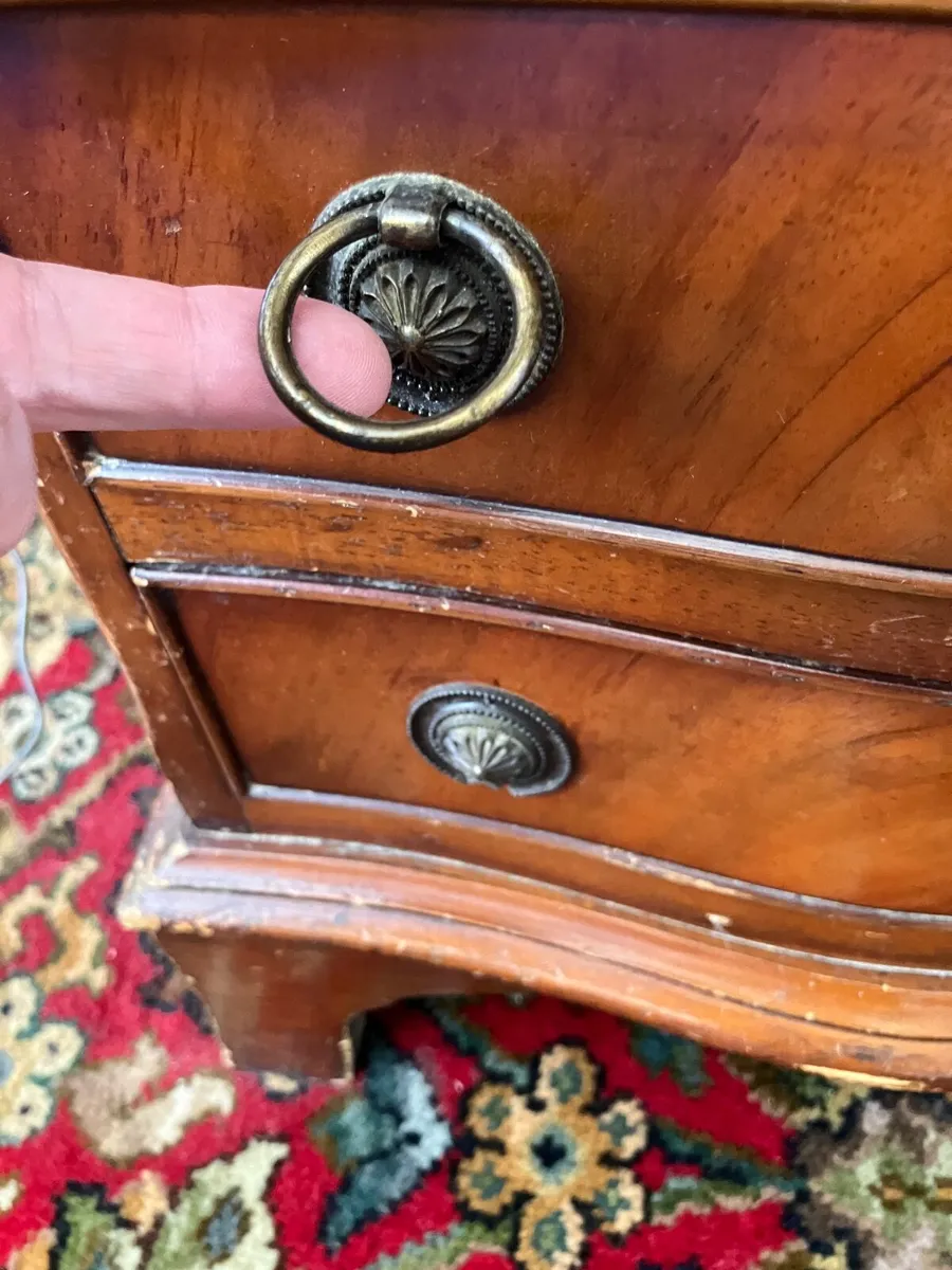 Antique bedside locker - Image 1