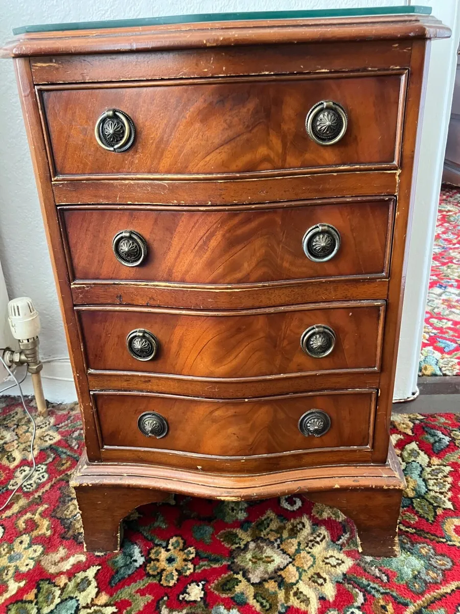 Antique bedside locker - Image 2