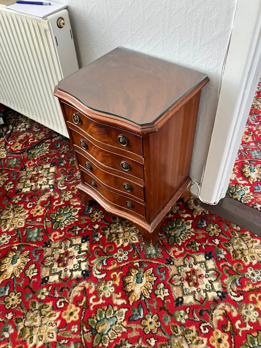 Antique bedside locker - Image 4