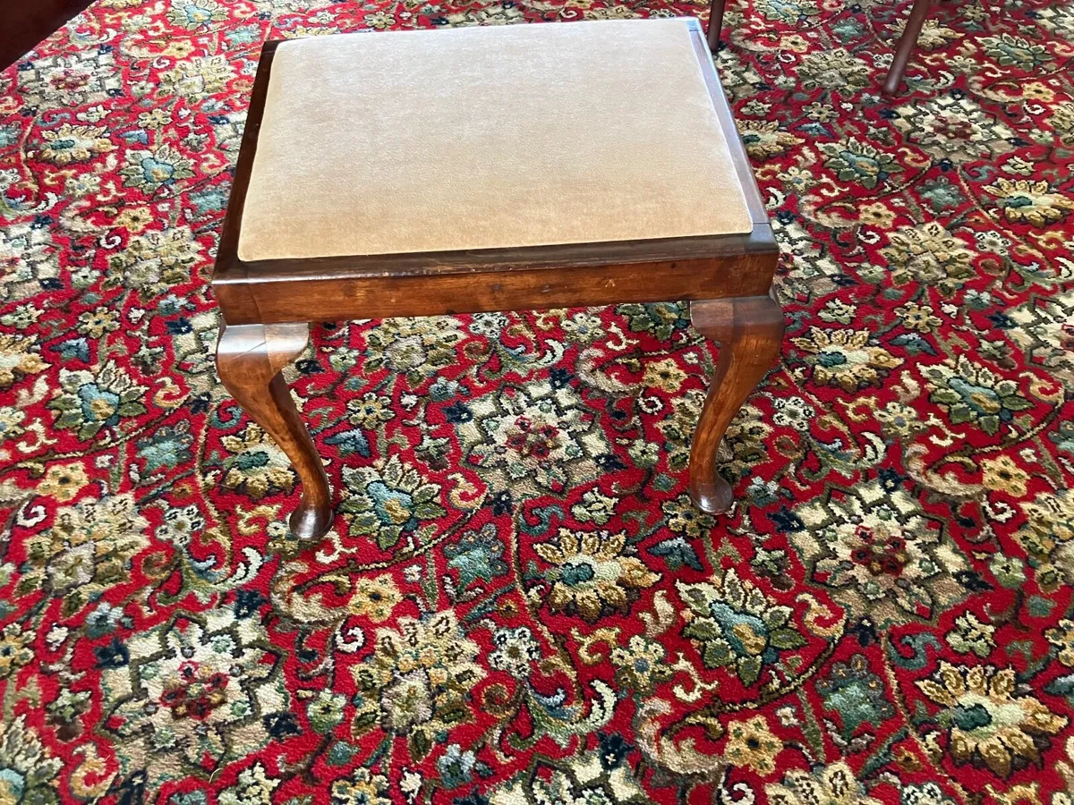 Antique stool bench - Image 2