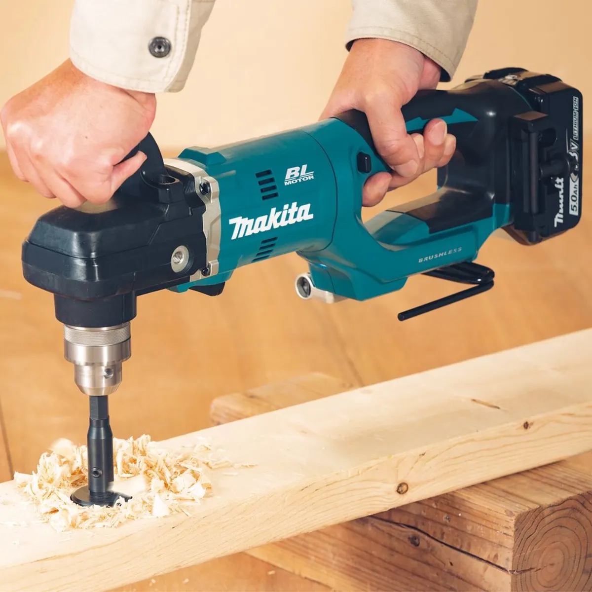 18V Makita Brushless Right Angle Drill - Image 4