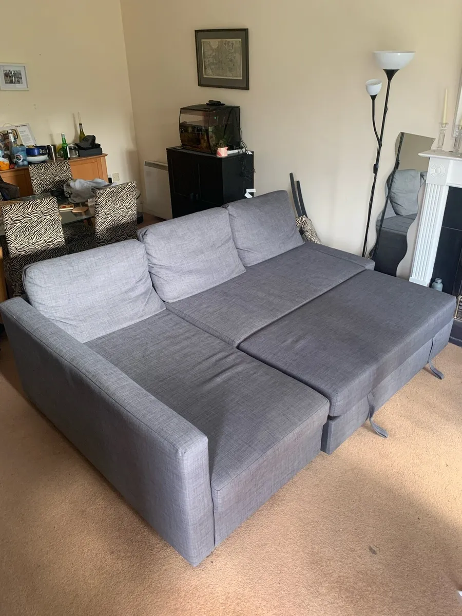 Sofa - Ikea Friheten L Shaped sofa bed w/ storage - Image 2