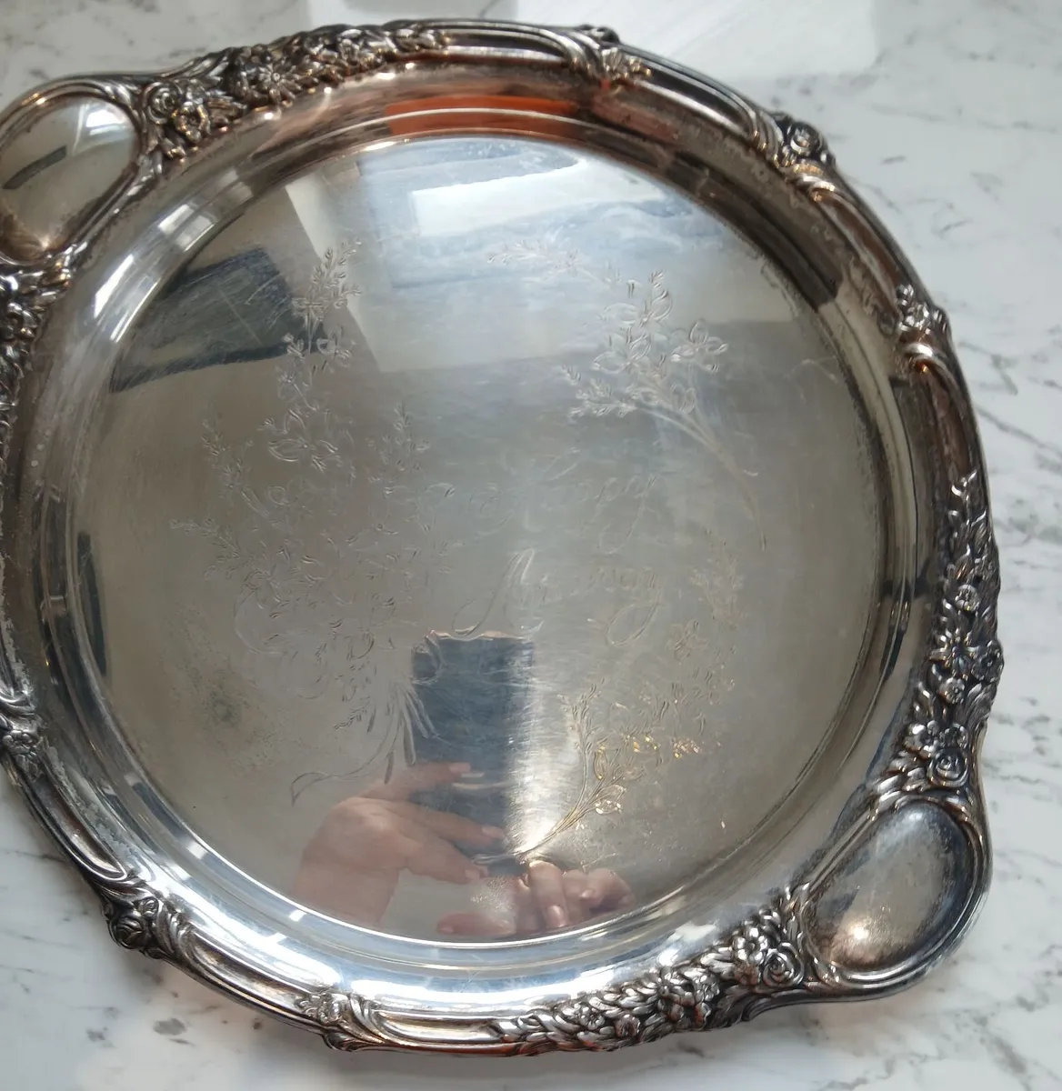 Silver Plated Tray - Image 1