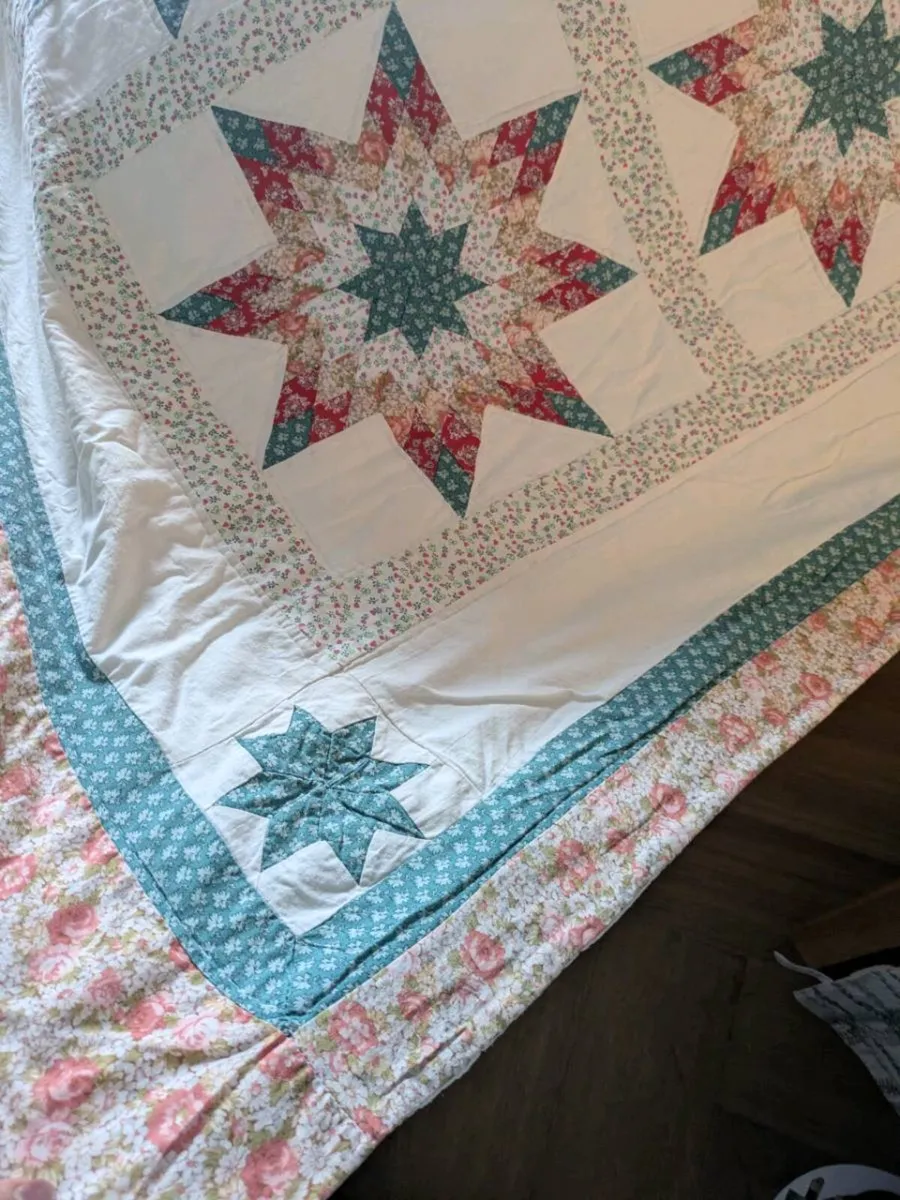 Handmade Kingsize  Quilt - Image 3