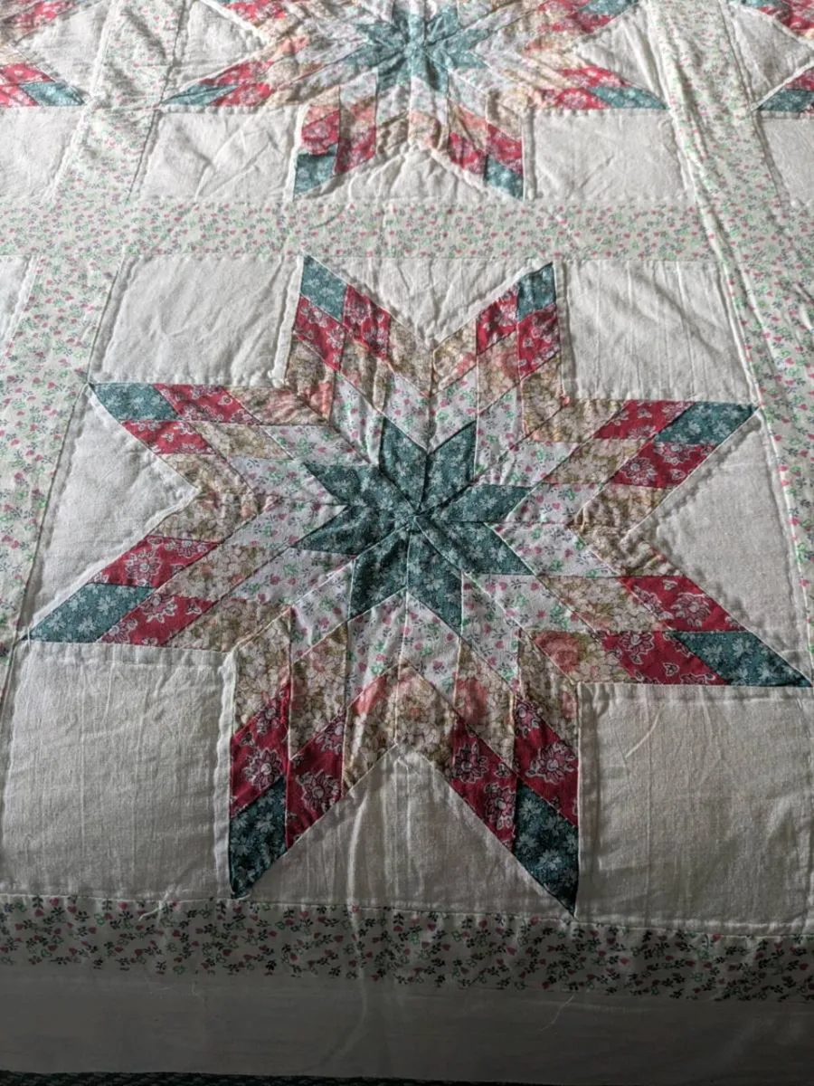 Handmade Kingsize  Quilt - Image 4