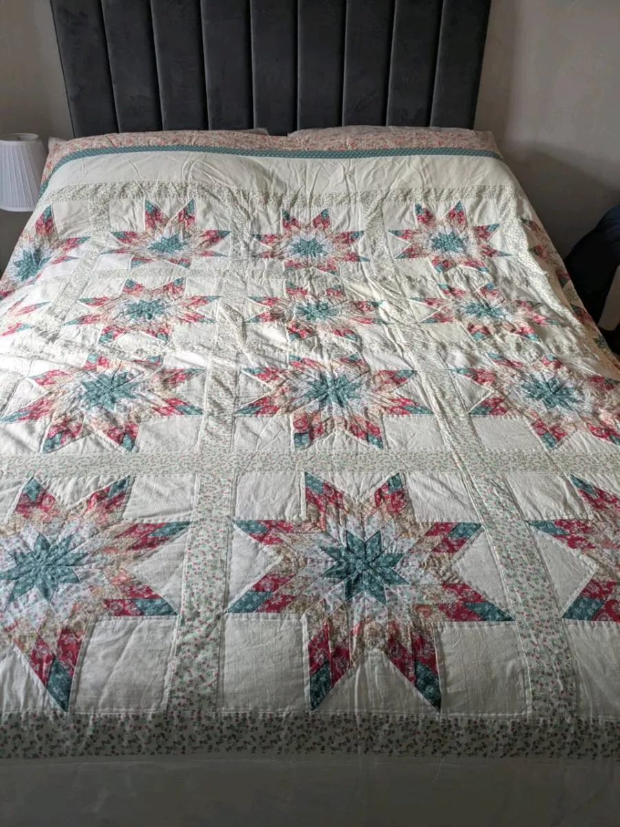 Handmade Kingsize  Quilt - Image 1