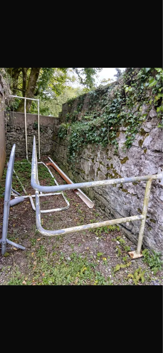 Steel hand rails