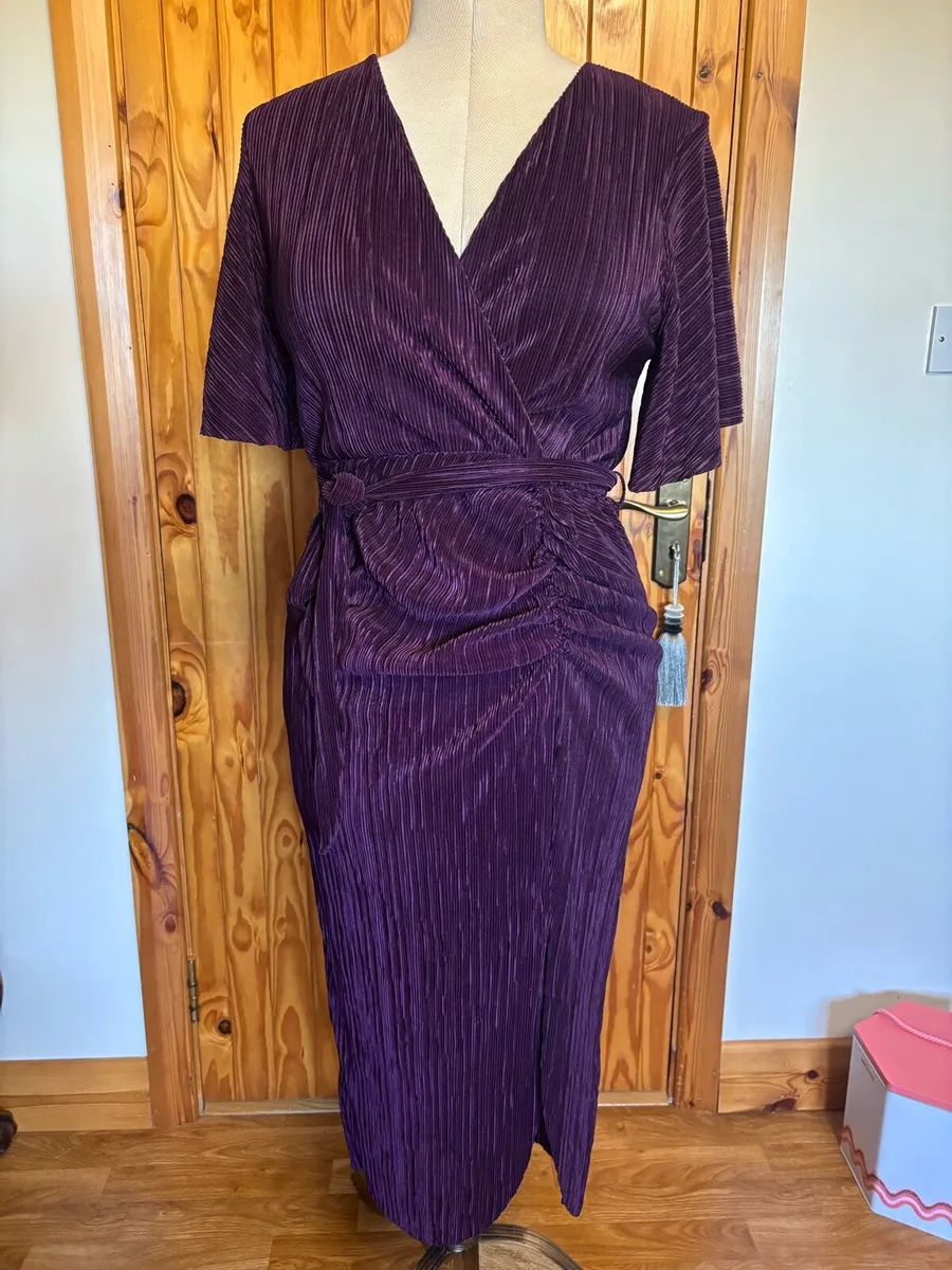 Girl in Mind plum dress - Image 2