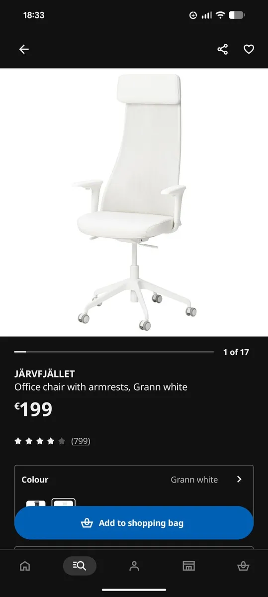 IKEA Office chair - JÄRVFJÄLLET - Image 4