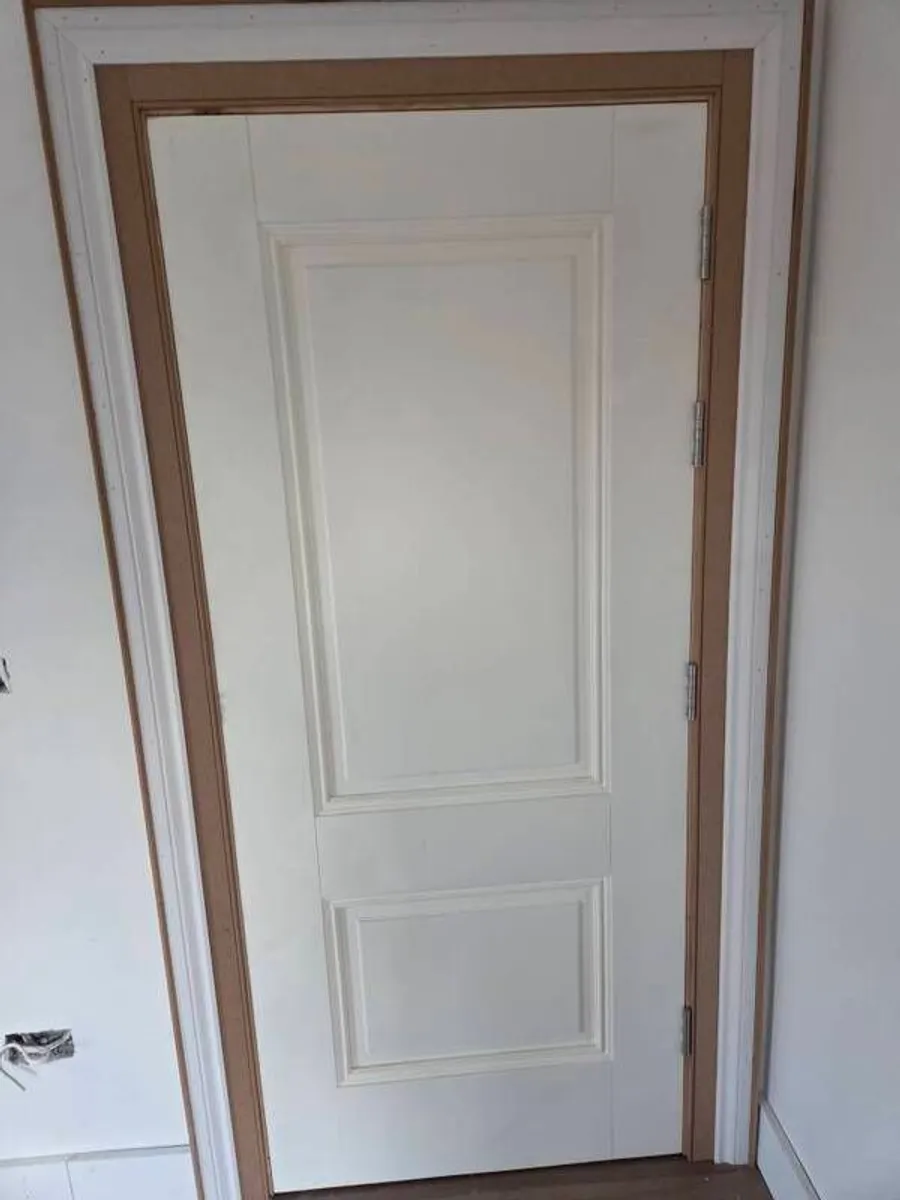 2 panel solid door, - Image 2