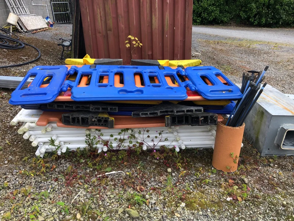 Plastic barriers