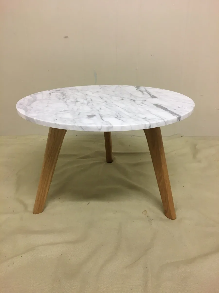 Large Marble Side Table - Image 1