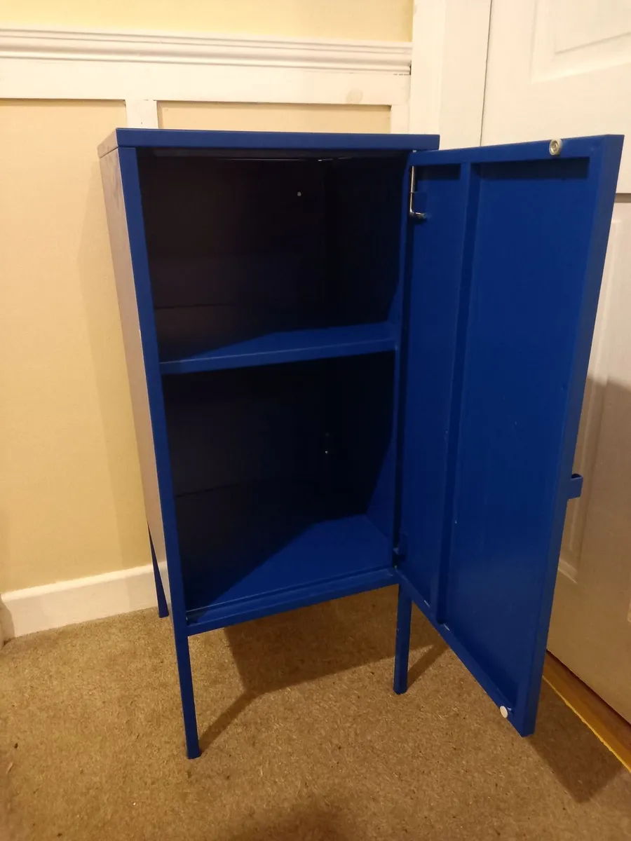 IKEA Blue Metal Locker - Image 1