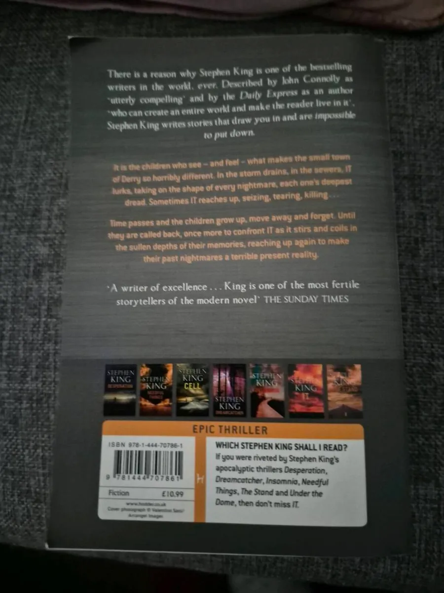 STEVEN KING IT BOOK - Image 3