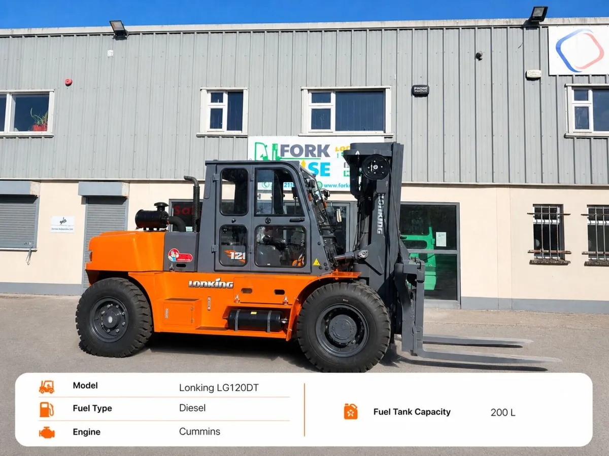 Lonking LG120DT 12-Ton Diesel Forklift - Image 4