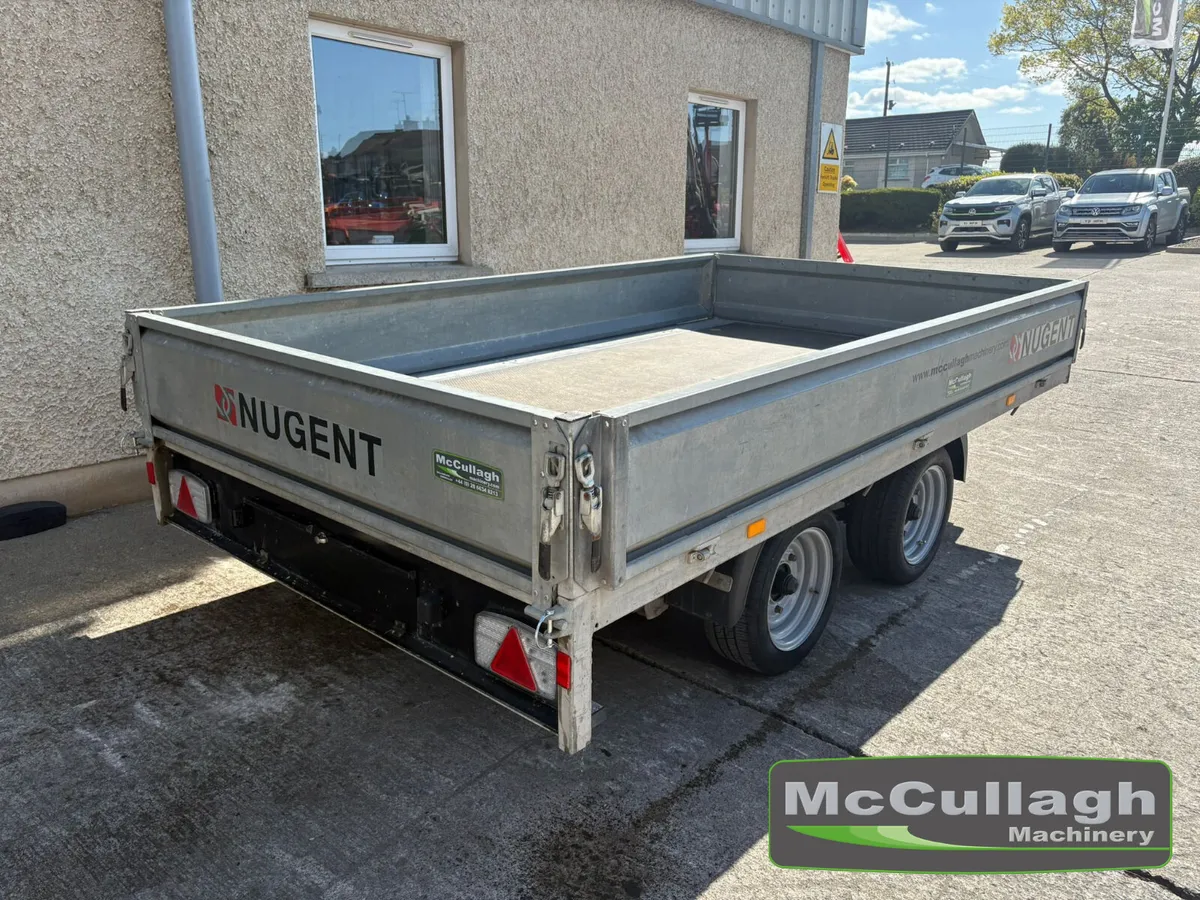 Used Nugent 10×6 Flatbed Trailer - Image 2