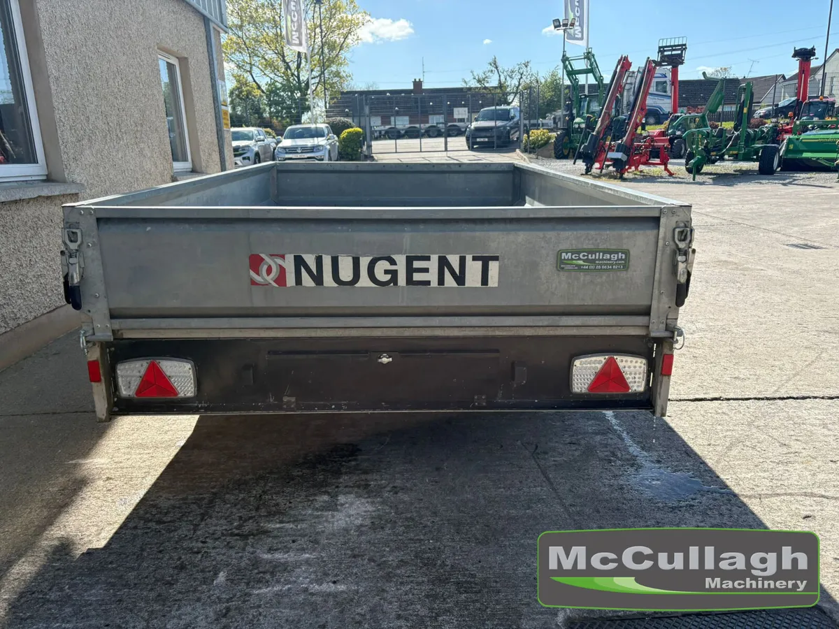 Used Nugent 10×6 Flatbed Trailer - Image 3