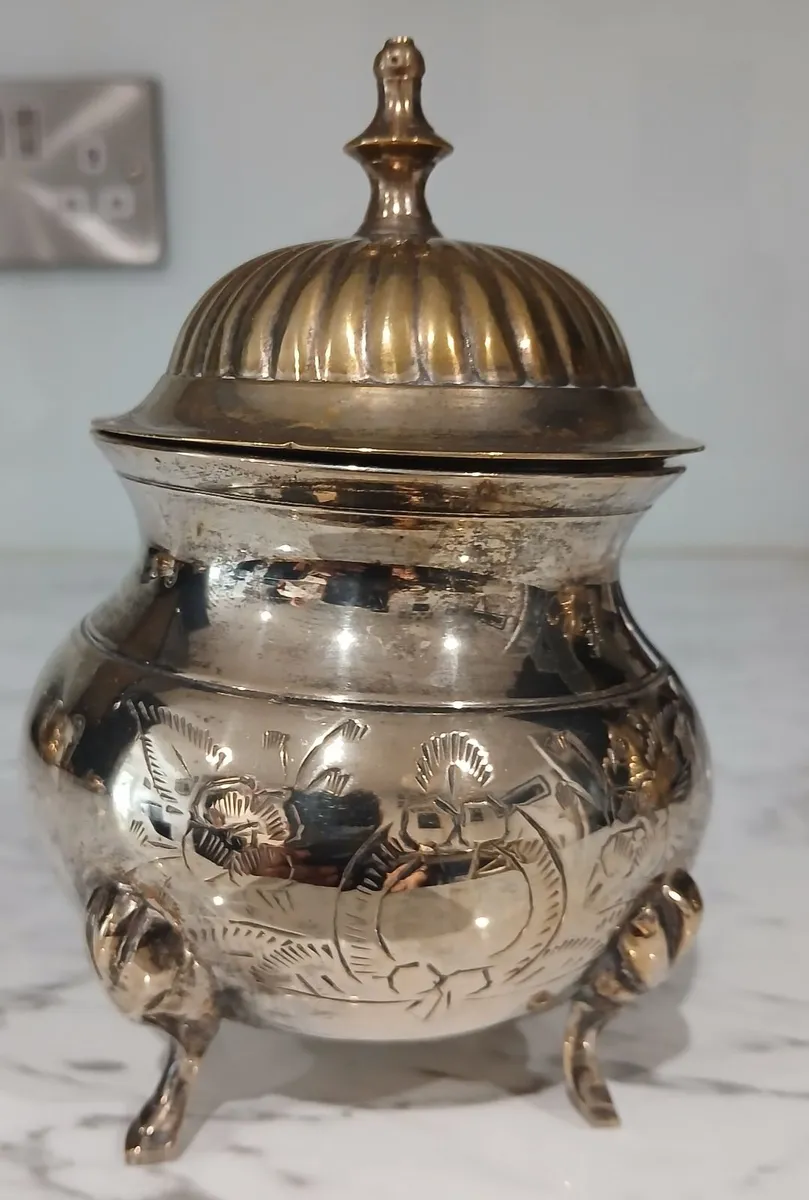 Silver Plated Tea Set - Image 4