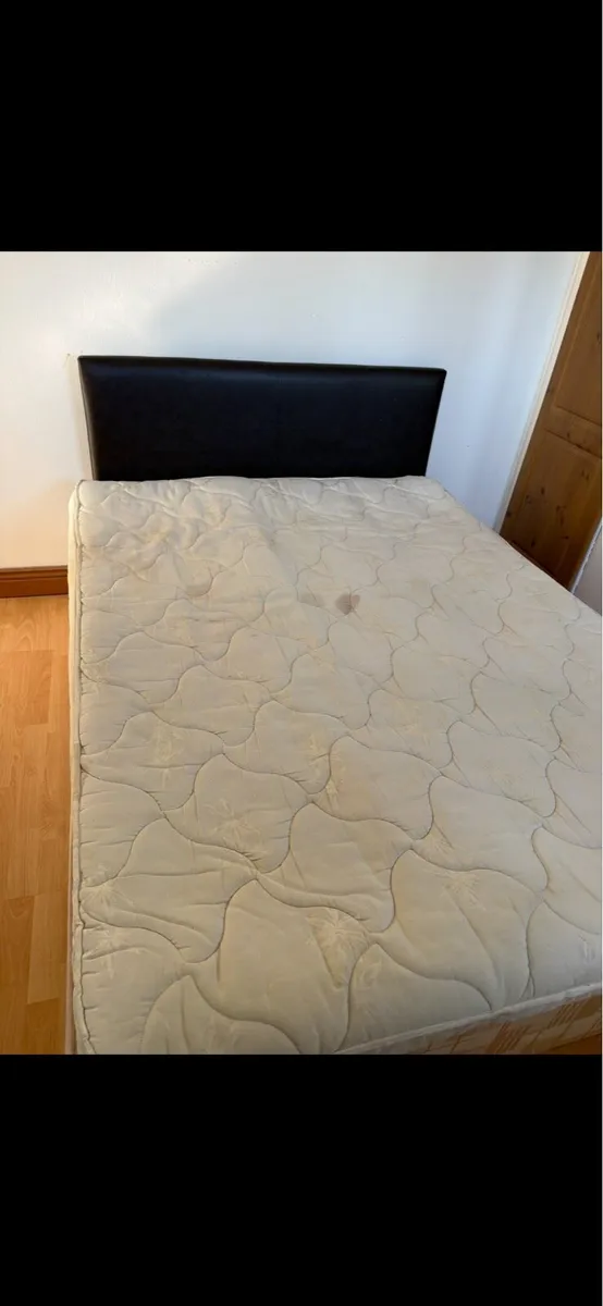 Double bed & mattress