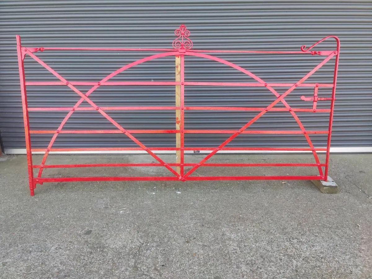 Wrought iron gate