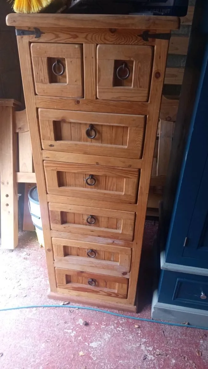 Tall boy and wardrobe - Image 4