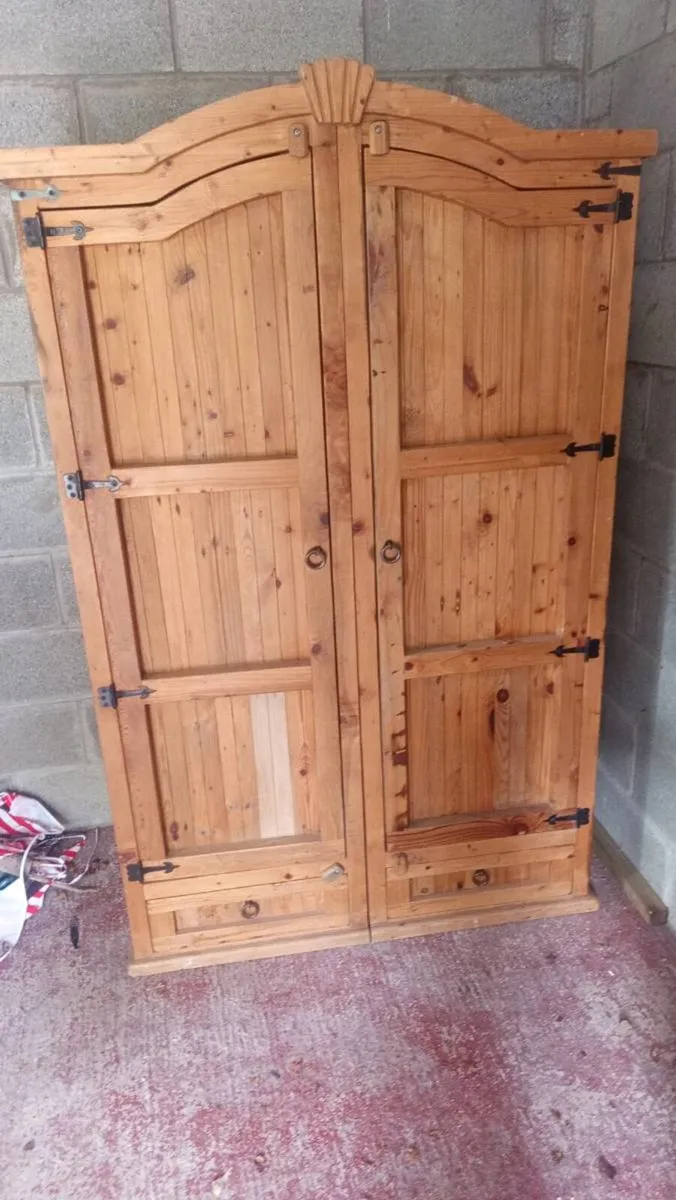 Tall boy and wardrobe - Image 1