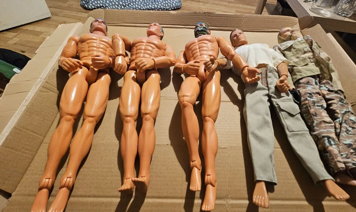 Mixed Lot of 3 Power Team Dolls plus 2 other dolls - Image 2