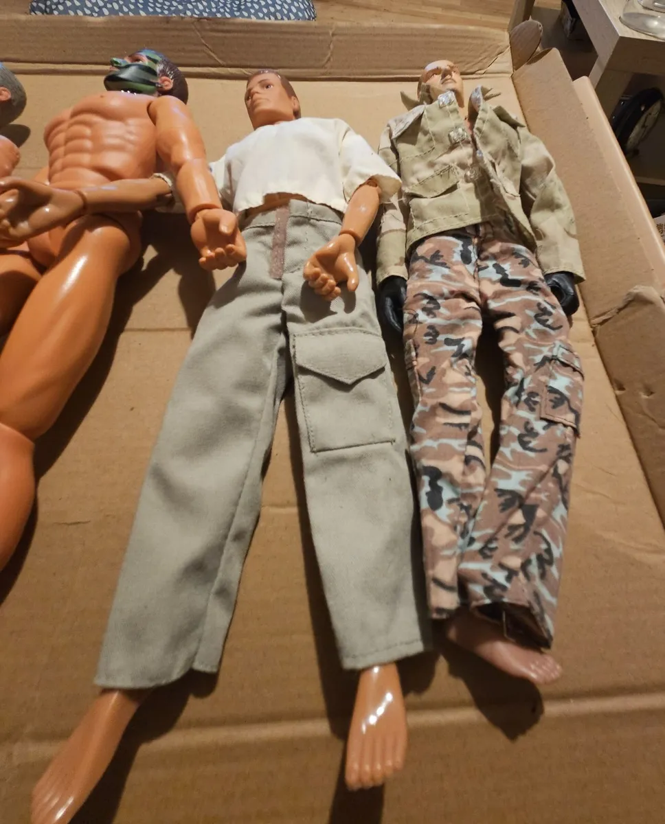 Mixed Lot of 3 Power Team Dolls plus 2 other dolls - Image 3