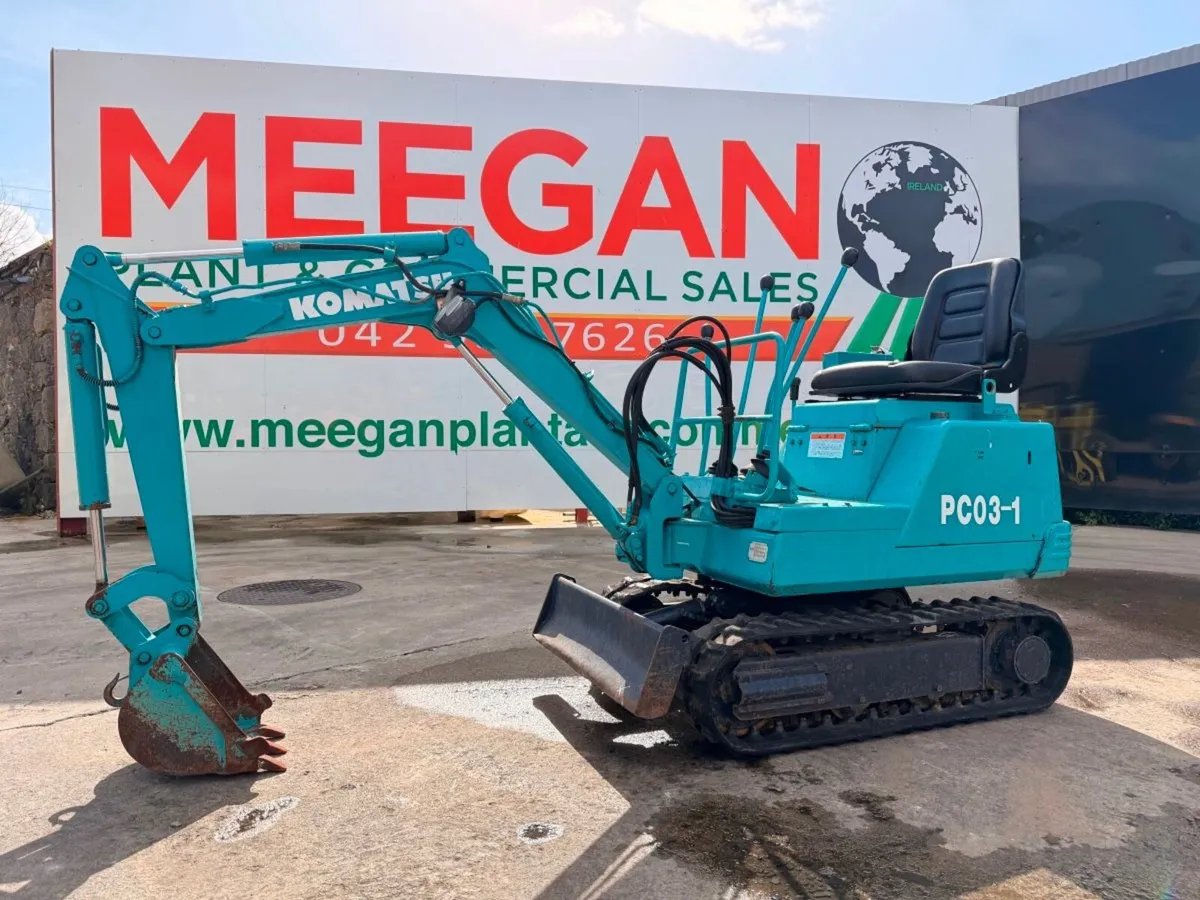 KOMATSU PC03-1...MICRO / MINI DIGGER...2,486 hrs - Image 3