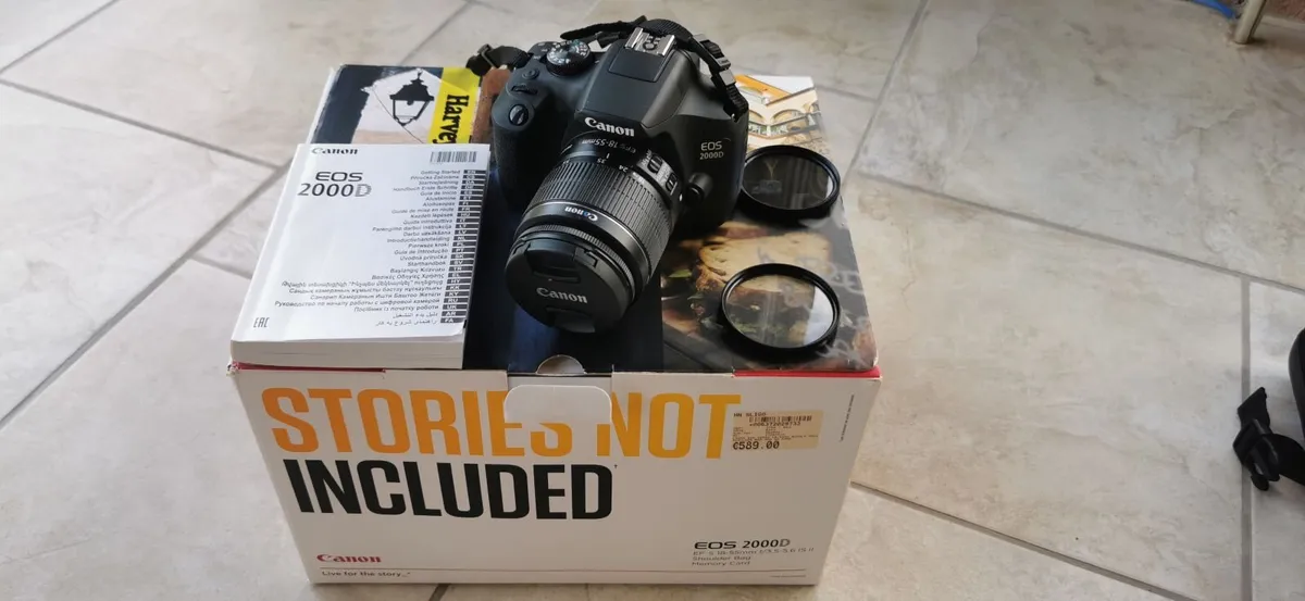 Canon 2000d , 24 mp in mint condition - Image 1