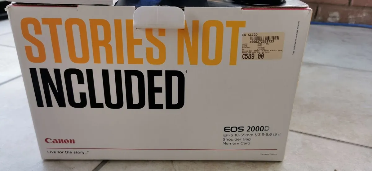 Canon 2000d , 24 mp in mint condition - Image 4