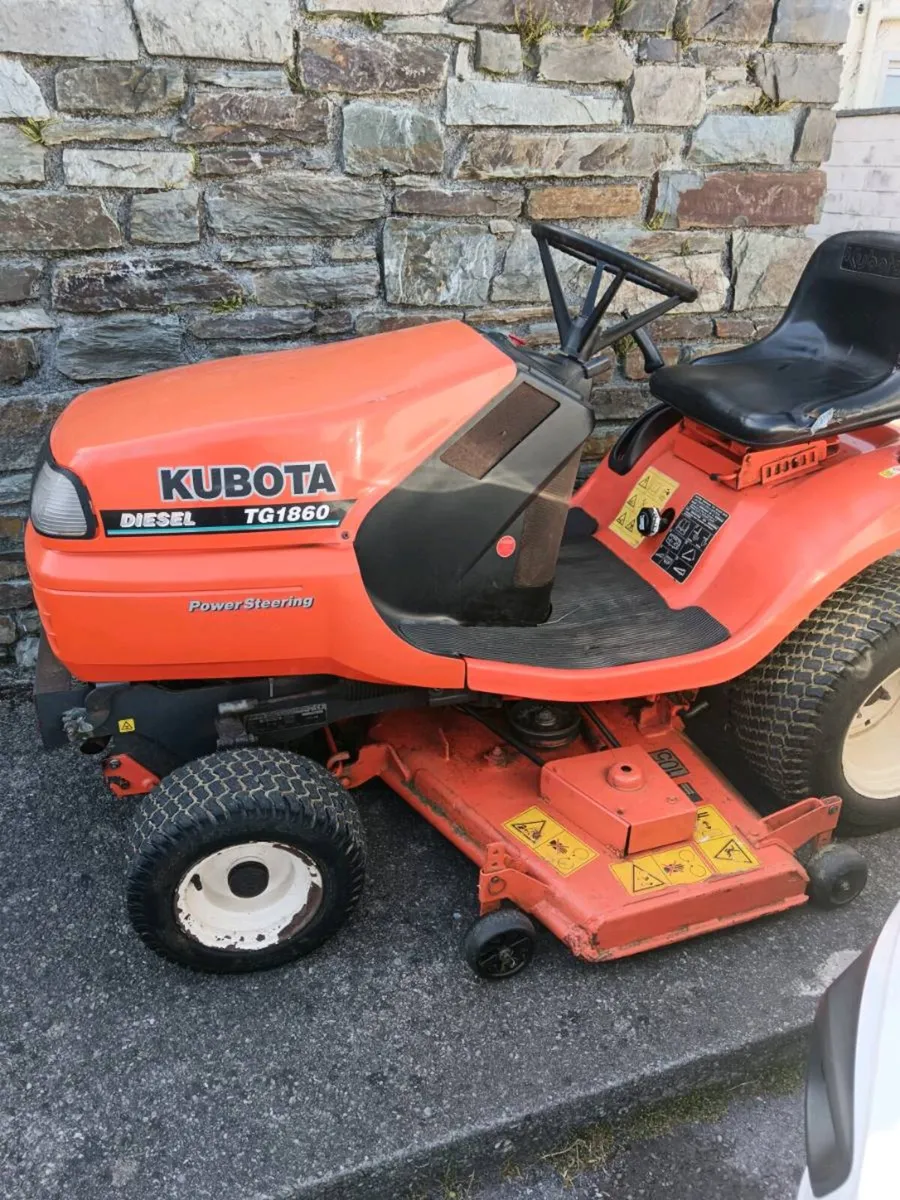 Kubota TG1860 Ride in Mower - Image 1