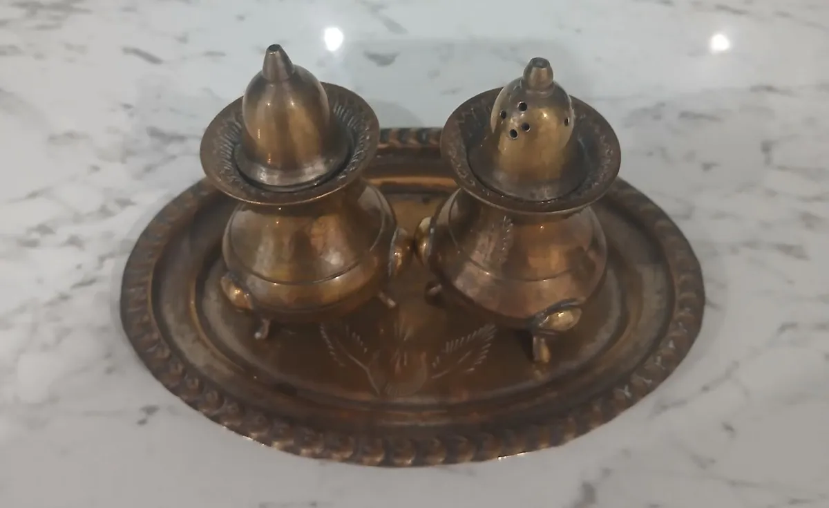 Silver Plated Condiment set 1980s - Image 4
