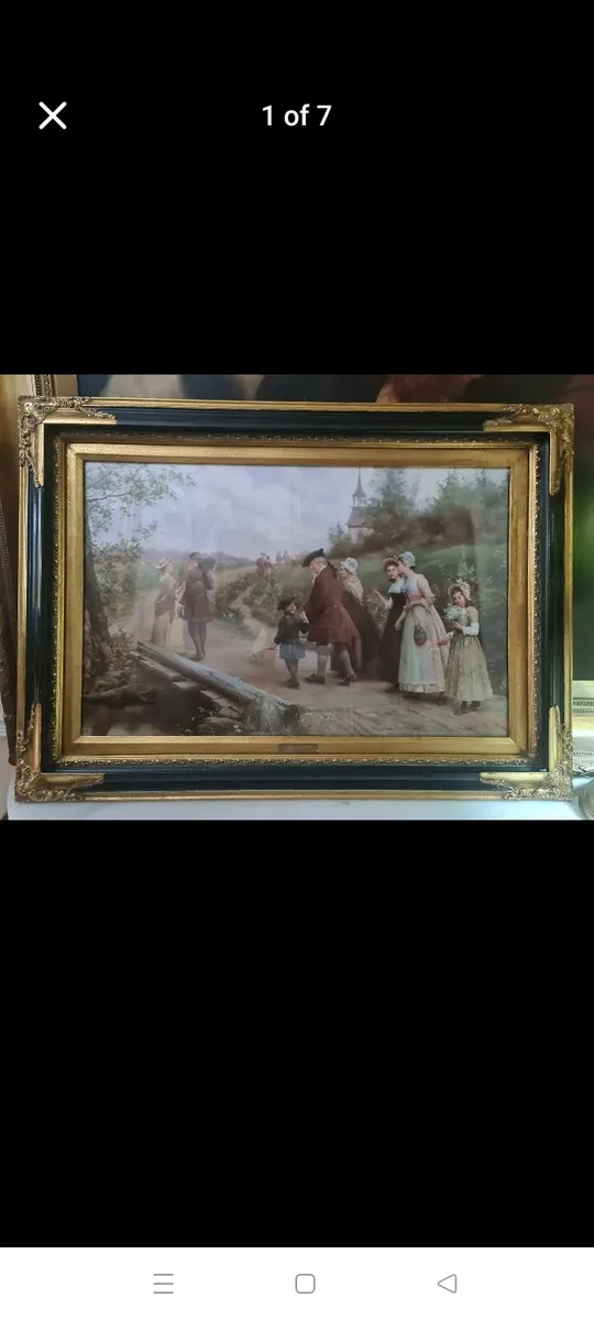 Vintage large picture - Image 1