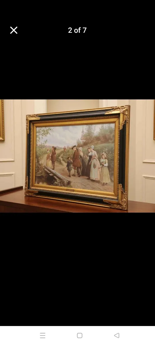 Vintage large picture - Image 2