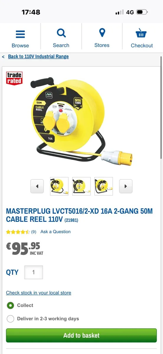 110v transformer, lead & lights - Image 2