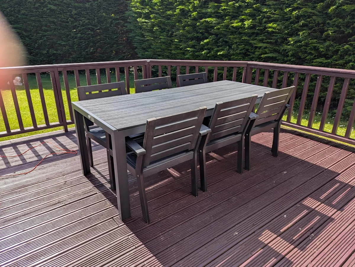 Garden Table and Chaira - Image 1