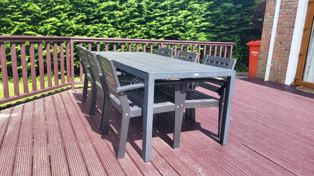 Garden Table and Chaira - Image 2
