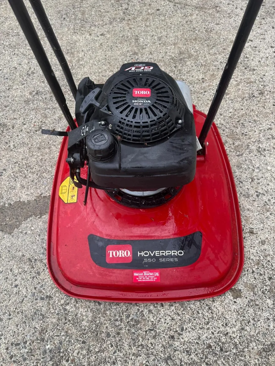 Toro HoverPro 550 Petrol Lawnmower - as new - Image 1