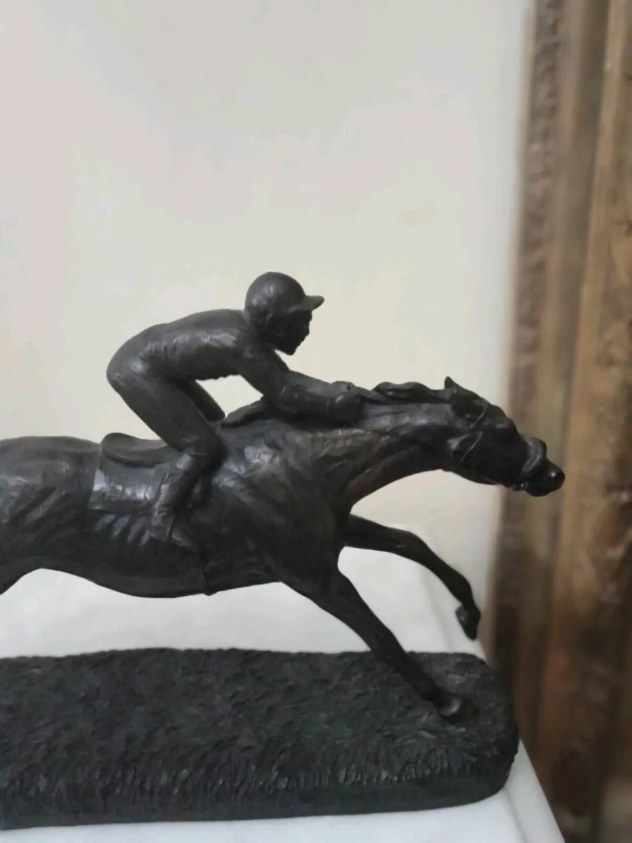 Genesis horse and jockey Postage available - Image 2