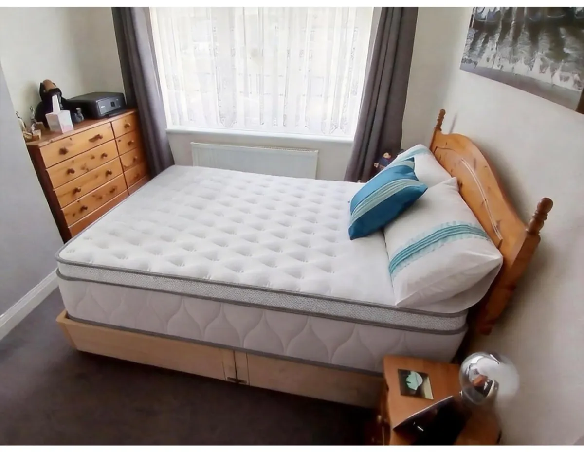 Double Mattress 4FT6, 10inch/25cm Hybrid Memory Fo - Image 4