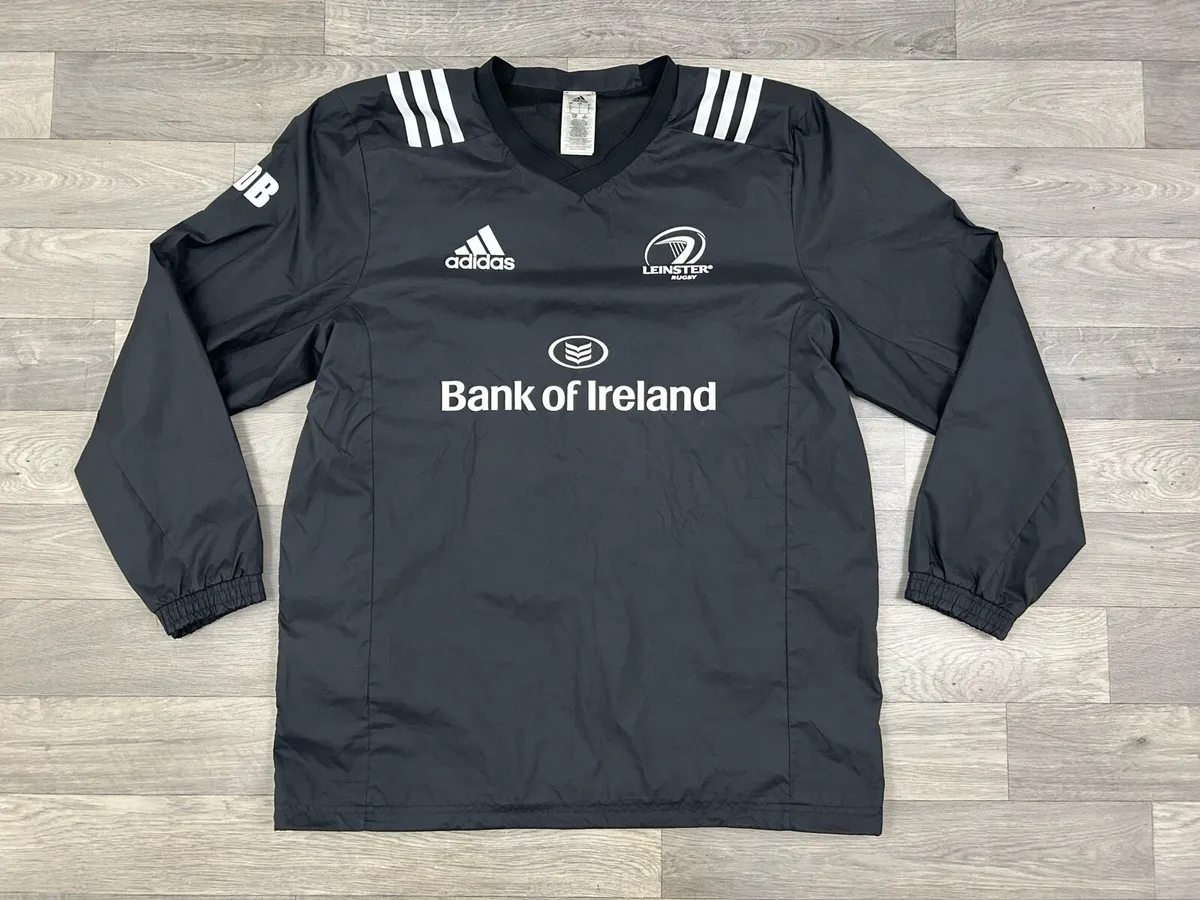 Adidas Leinster Rugby Player Issue Sweatshirt Mens - Image 1