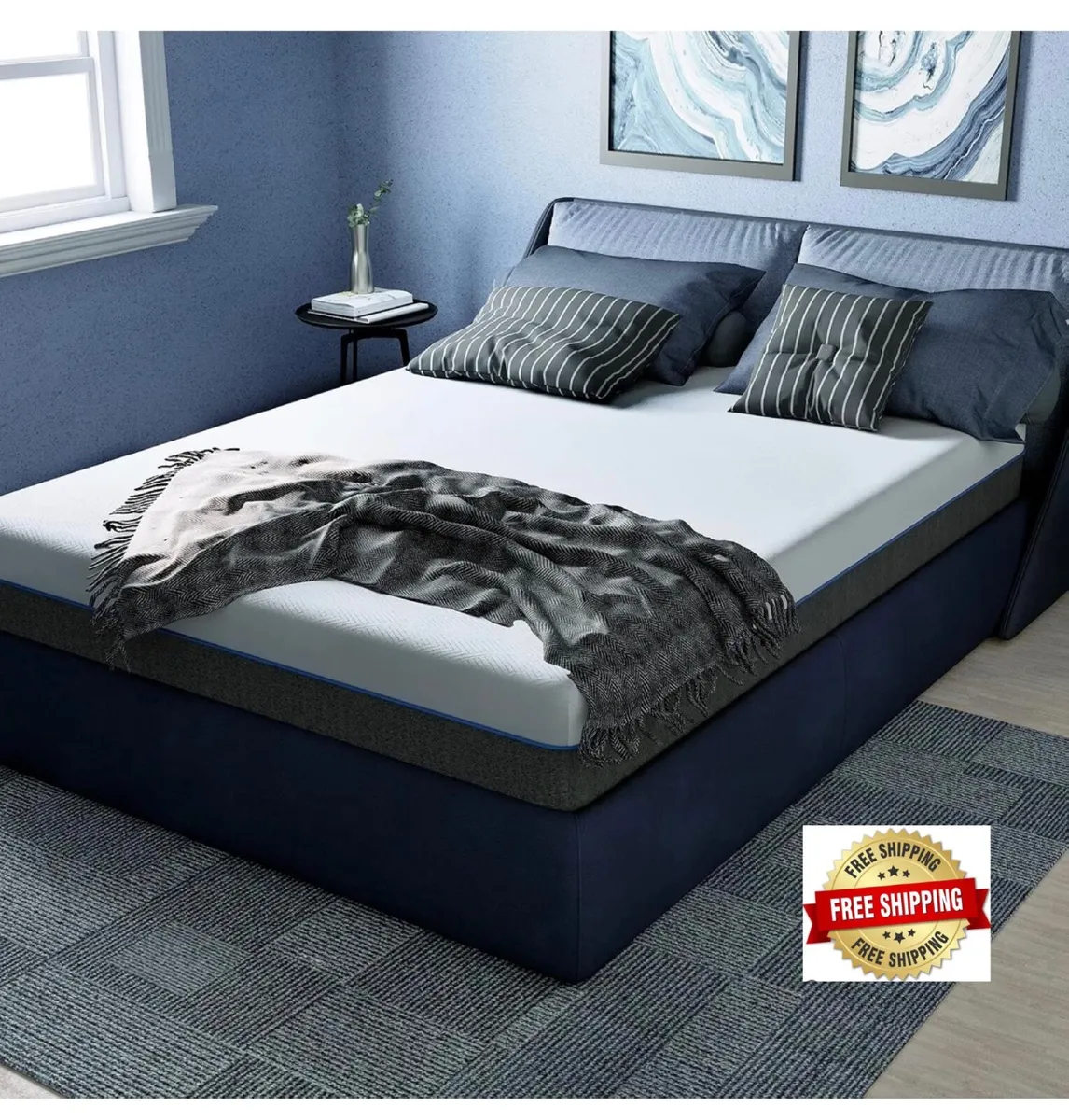 4FT Mattress Small Double, 8 Inch Memory Foam Matt - Image 1