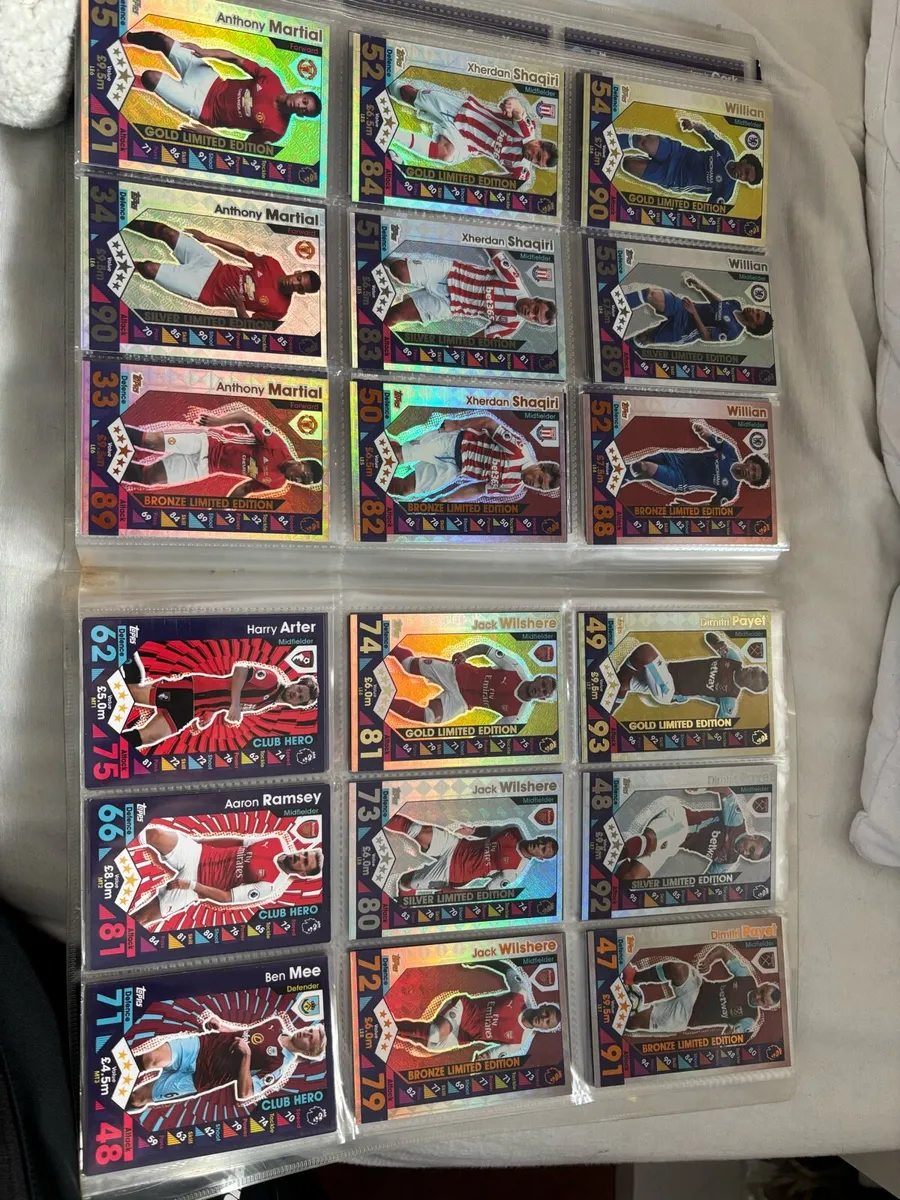 2016/17 match attax premier league complete set - Image 3