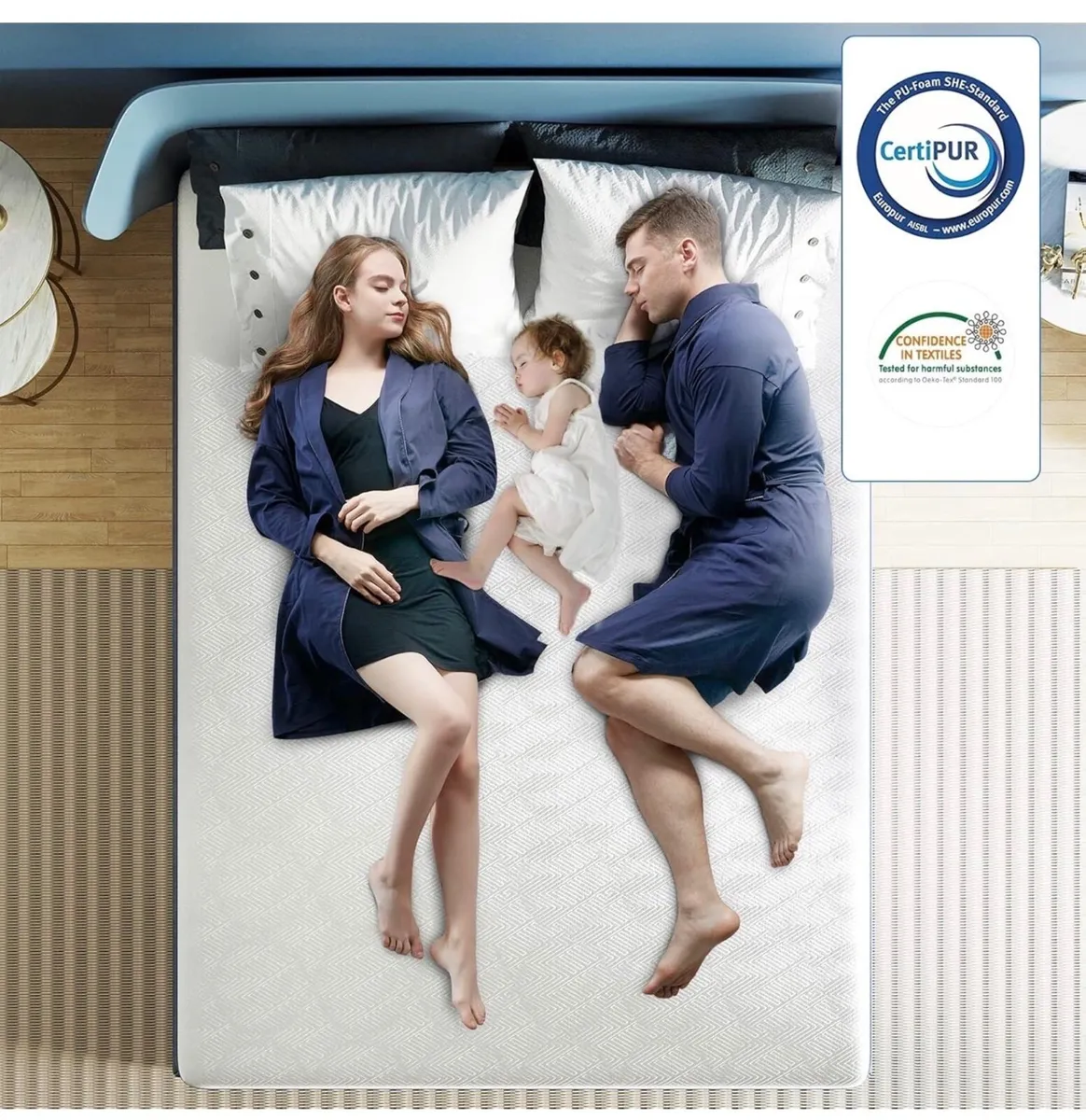 4FT Mattress Small Double, 8 Inch Memory Foam Matt - Image 1