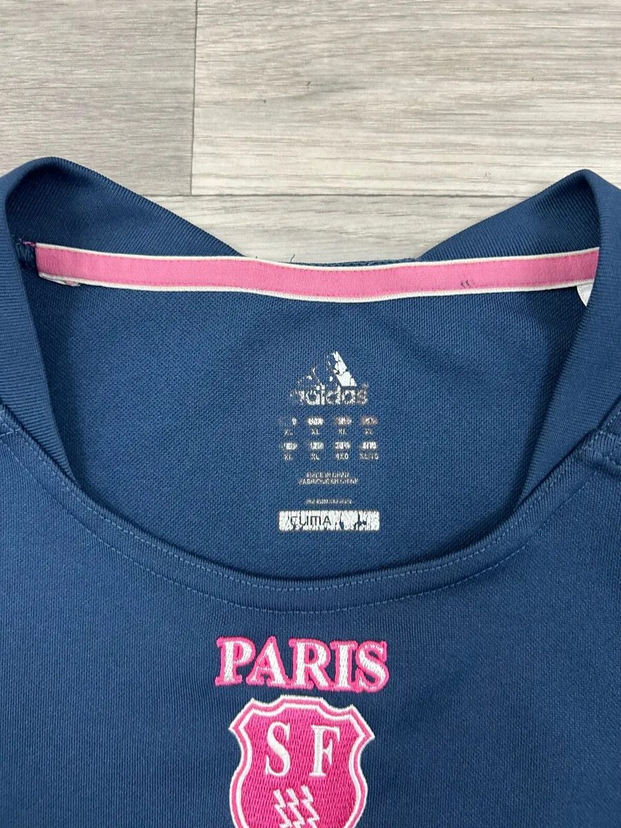 Vintage 2011 Adidas Stade Francais Rugby Jersey XL - Image 4