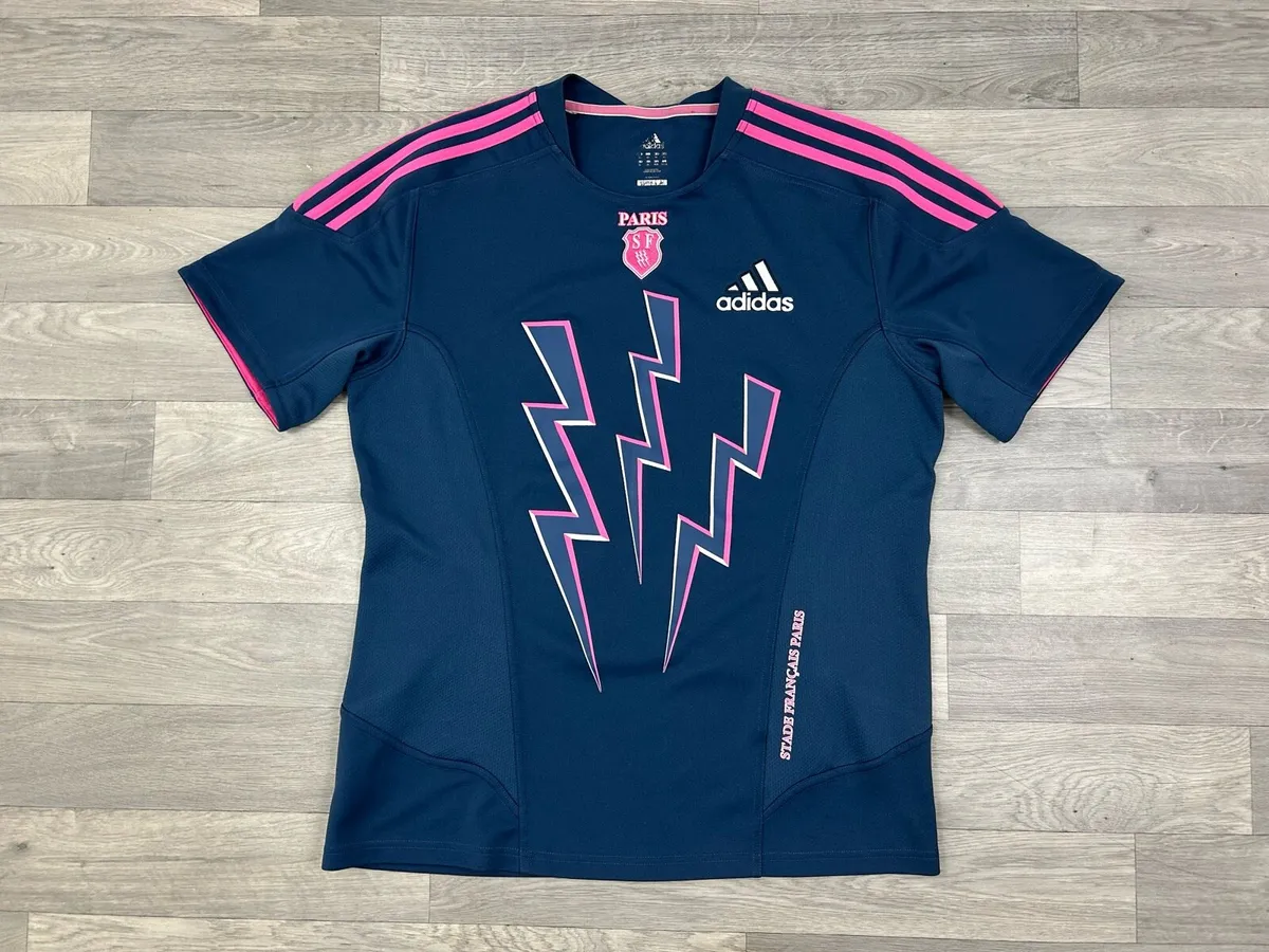 Vintage 2011 Adidas Stade Francais Rugby Jersey XL - Image 1