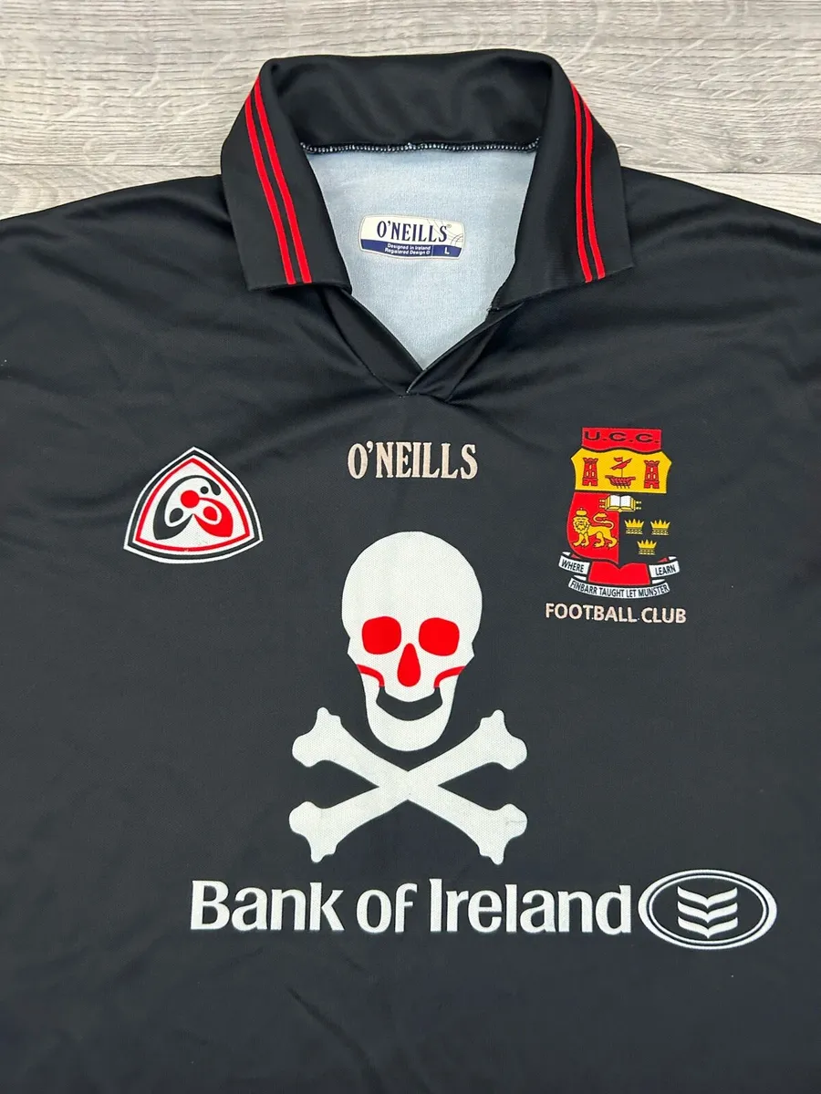 Vintage 00s UCC Cork Gaa Player Issue Jersey L - Image 2